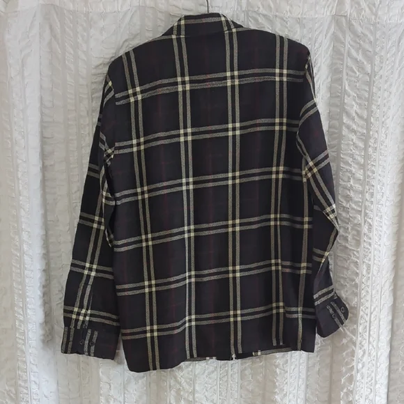 Ralph Lauren Plaid Zip Up Shacket - Picture 3 of 5